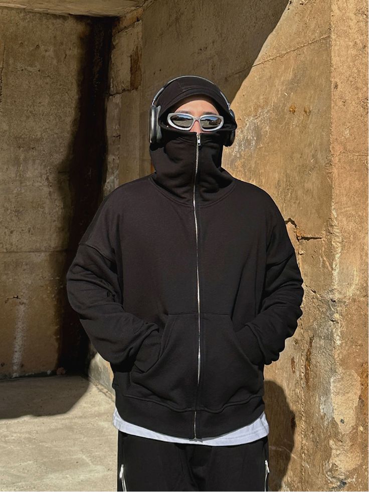 HypeFlame - Balaclava Zip Hoodie